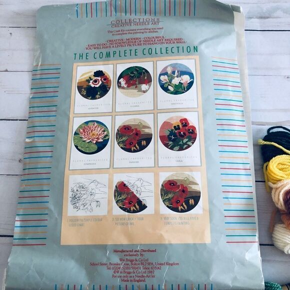 Stitches Painting floral favorites Rosa CF70 size 11” collection creative needle - Picture 3 of 8